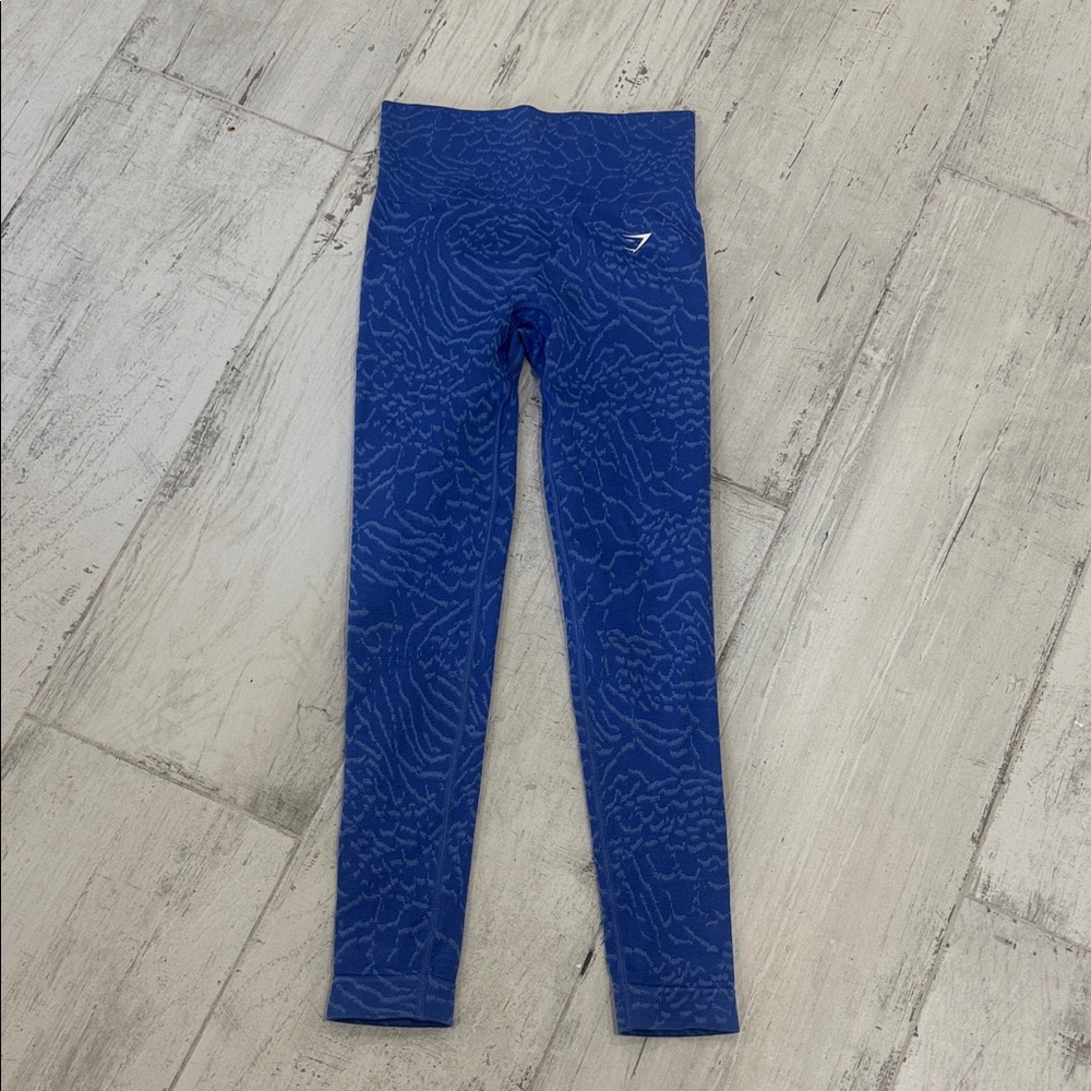 Gymshark Adapt Animal Seamless Leggings – Court Blue – XS